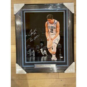 Collin Gillespie signed autographed insc Go Cats! Villanova framed 16x20 PSA/DNA
